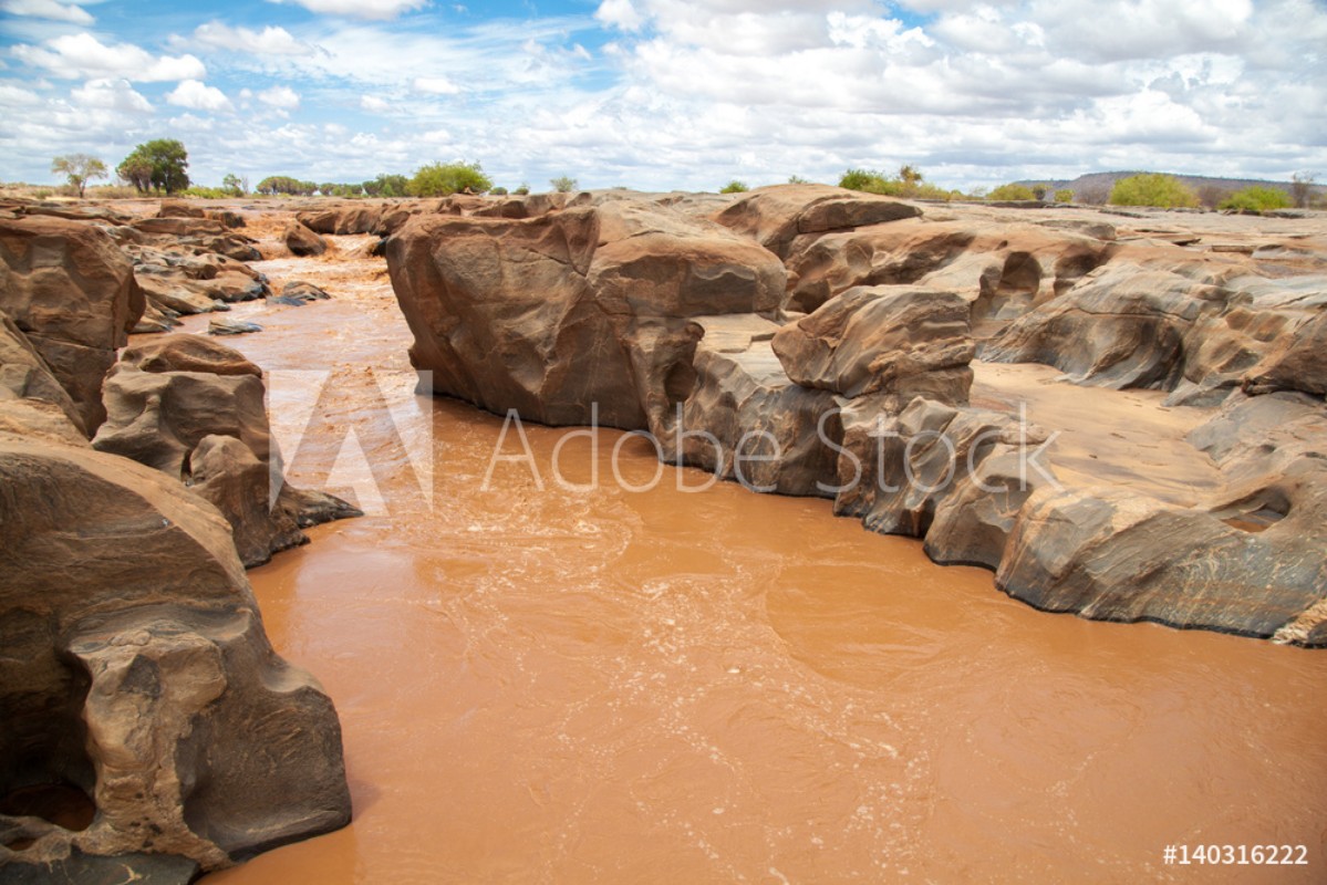 Bild på Galana river in Kenya